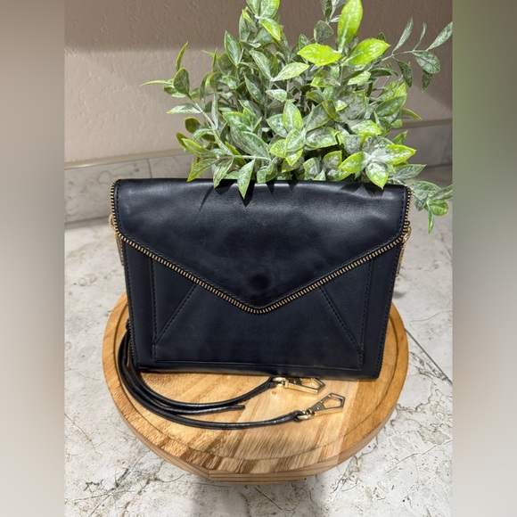 Rebecca Minkoff Black Envelope Clutch
